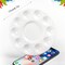22pcs Art Paint Tray Palette Plastic Pallet for Kids or Pupils to Painting, DIY Craft,Play Party at Home, Kindergarten or School, White